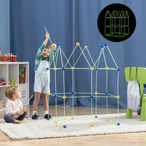 Archikitt Baukasten mit Leuchtstäben, 85-teilig – InnovaGoods