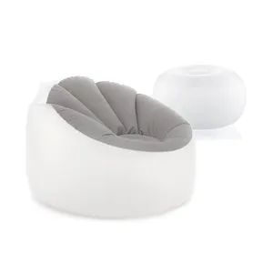 Aufblasbarer LED-Sessel mit Hocker – InnovaGoods