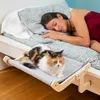 Katzenhängematte Hamacat mit Holzrahmen – InnovaGoods