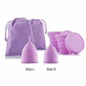 Kuppy Menstruationstassen S und L mit Zubehör – InnovaGoods