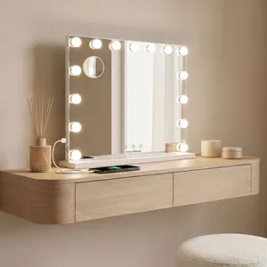 LED-Schminkspiegel Glimma Deluxe mit 15 Leuchten – InnovaGoods