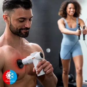 Massagepistole Hokgun mit Wärme- und Kälteaufsatz – InnovaGoods