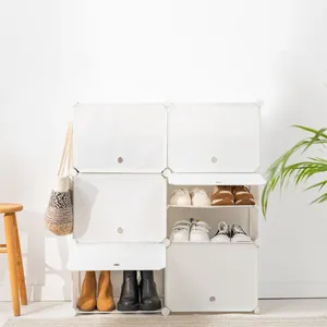 Modulares Schuhregal in Weiß – InnovaGoods