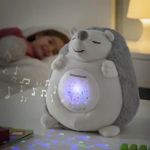Plüsch-Igel Spikey mit Nachtlicht und Klängen – InnovaGoods