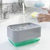 Spülmittelspender Pushoap mit Schwammablage – InnovaGoods